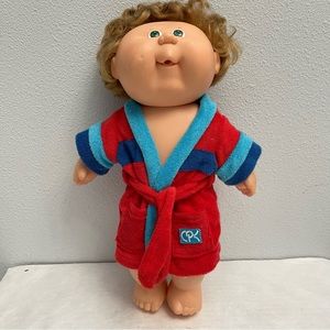 1987 Cabbage Patch Doll Splashin Kid HM# 21  Caramel Hair green Eyes Vtg Bath